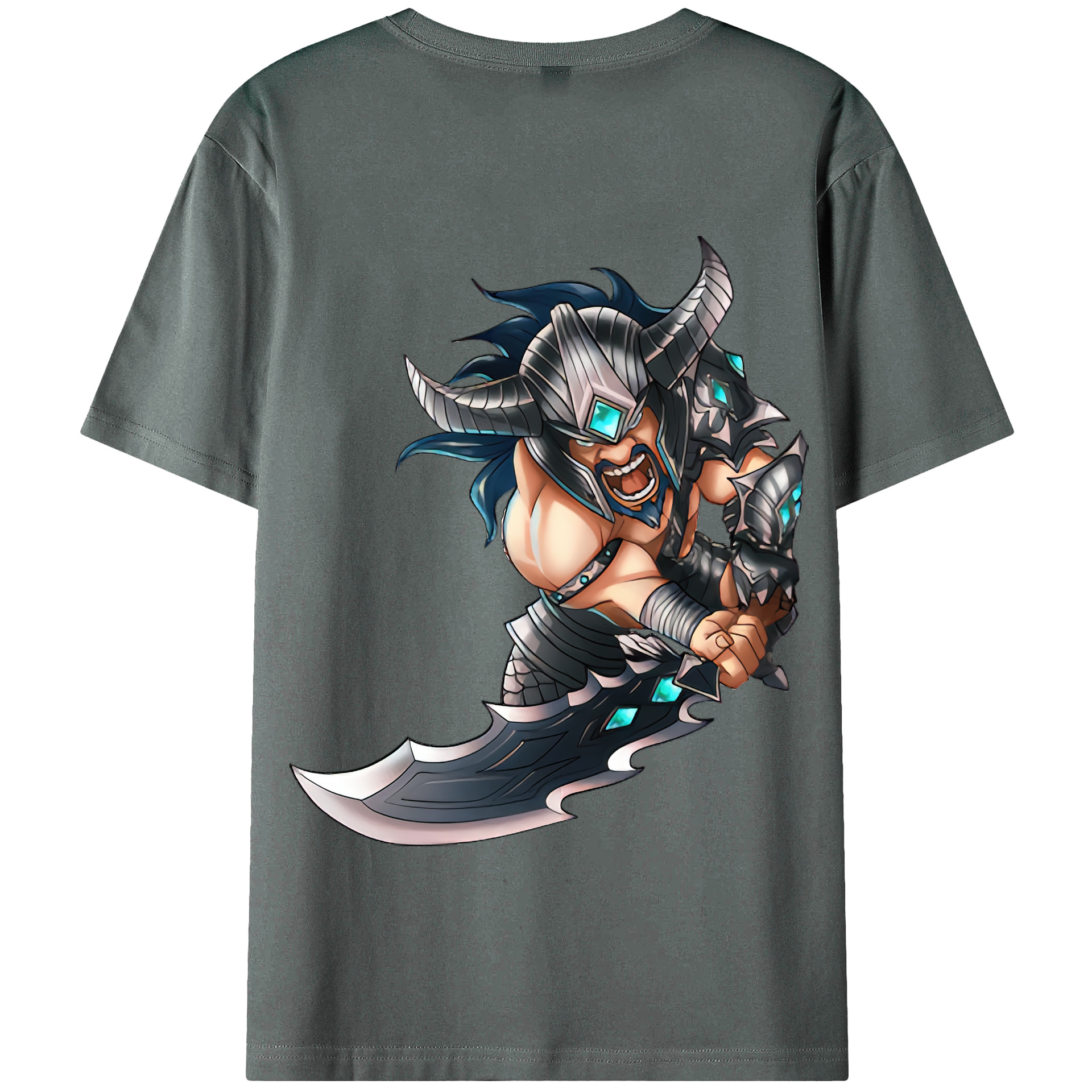 リーグ・オブ・レジェンド League of Legends LOL 綿100％半袖Tシャツ（背面プリント）